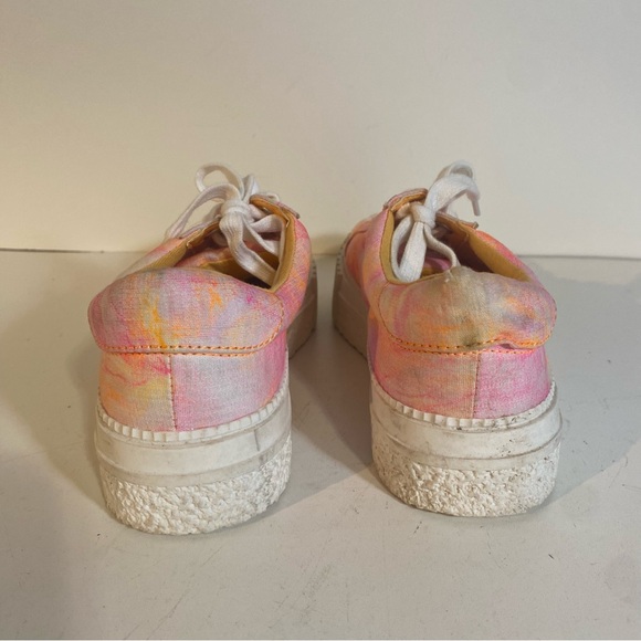 BP Manny-Fab Pink Tie Dye Lace-Up Sneakers Size 6M - Picture 4 of 9